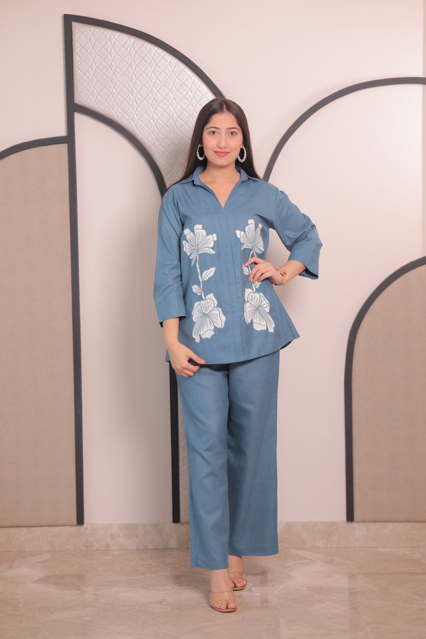 Iteer deep blue co-ord set