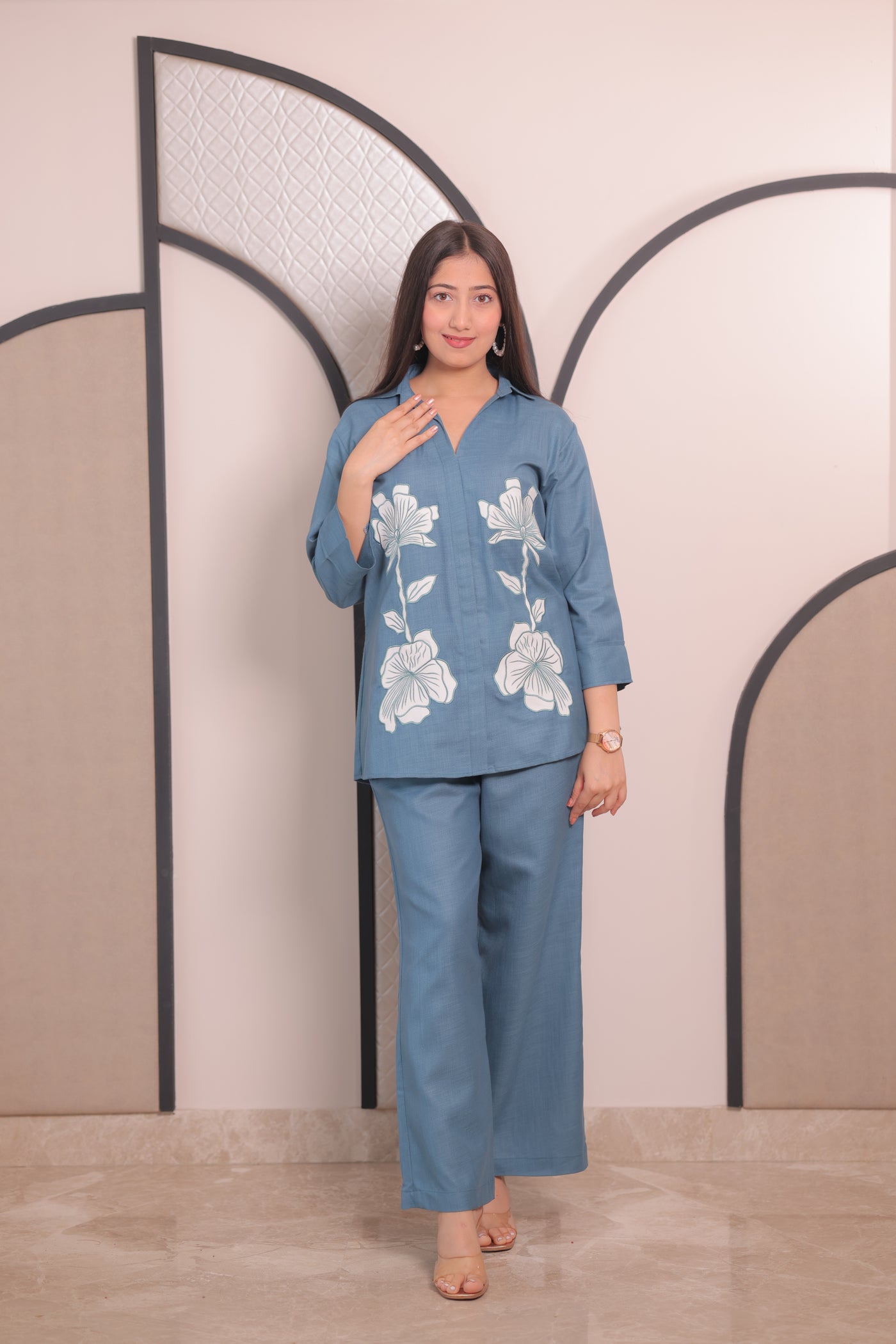 Iteer deep blue co-ord set