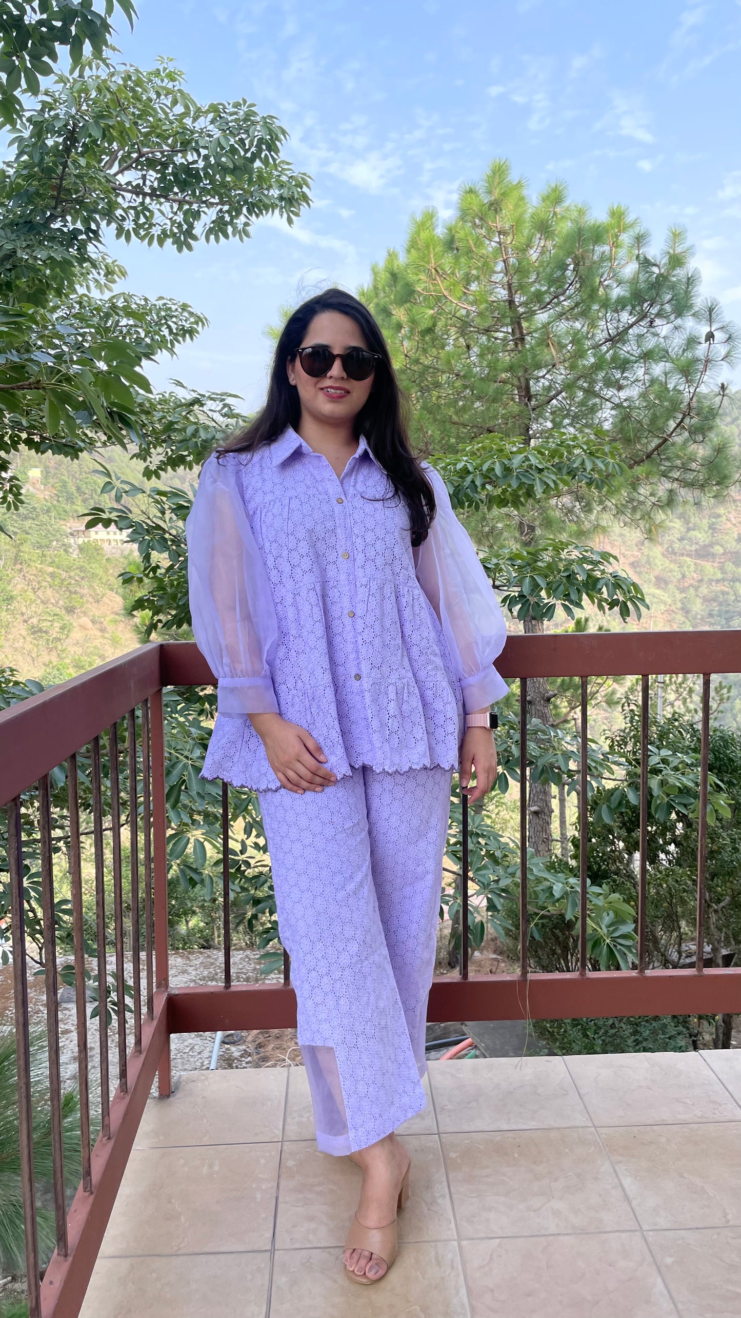 CHIKANKARI CO-ORD SET